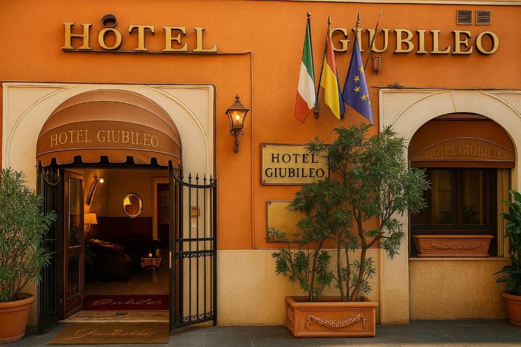 La fachada o entrada de Hotel GIUBILEO