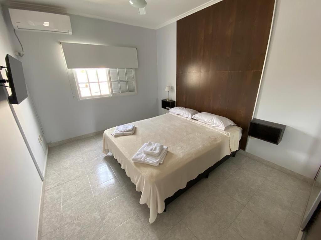 Ένα ή περισσότερα κρεβάτια σε δωμάτιο στο Duplex apartment for 5 people