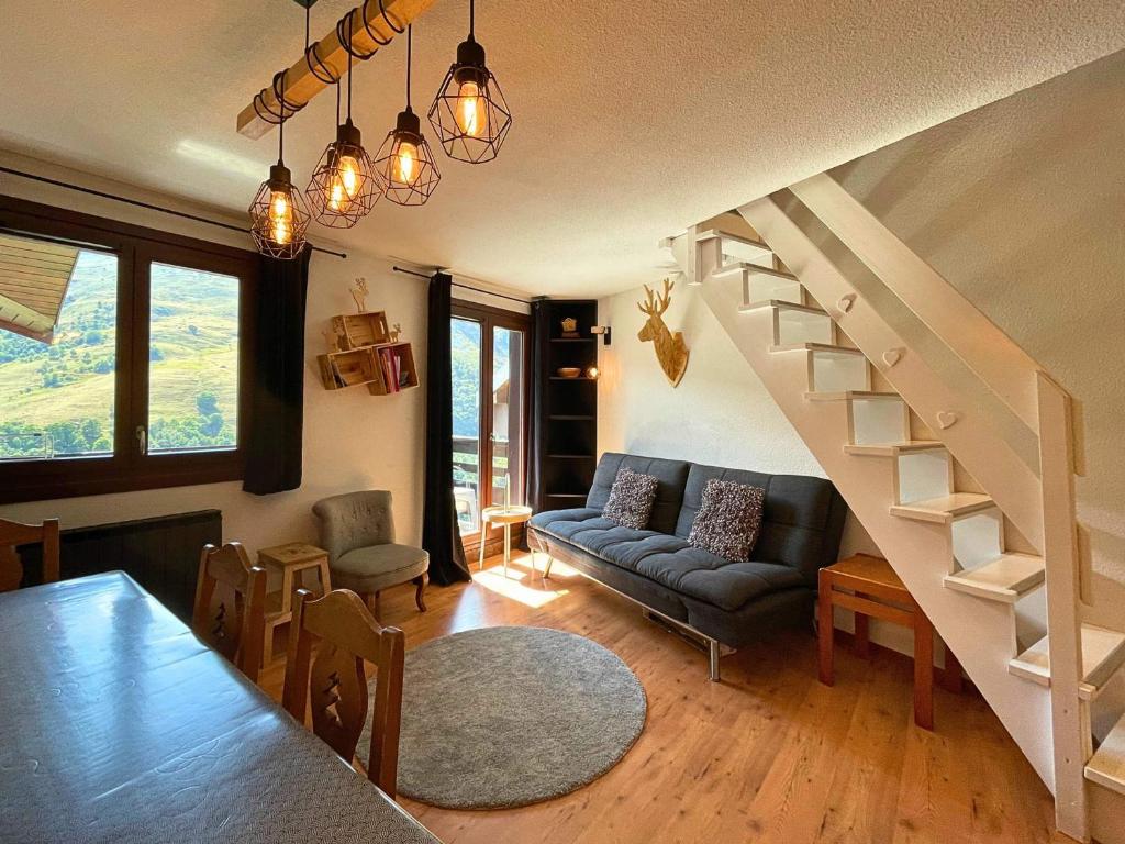 Duplex 8 pers avec mezzanine, casier à skis inclus - FR-1-452-201
