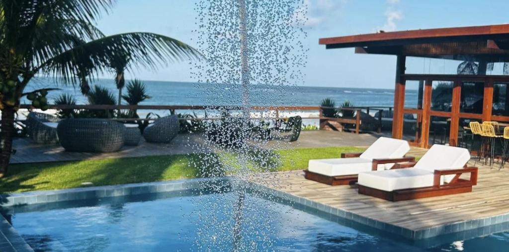 Swimmingpoolen hos eller tæt på Pousada de Charme Refúgio da Villa