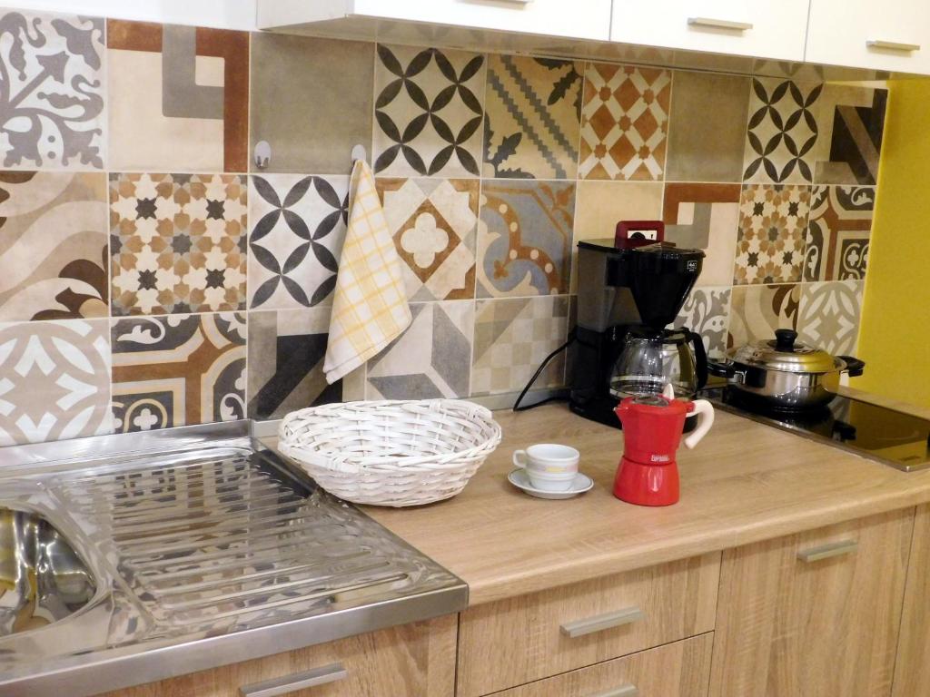Kuchyň nebo kuchyňský kout v ubytování Central Apartments Circolo