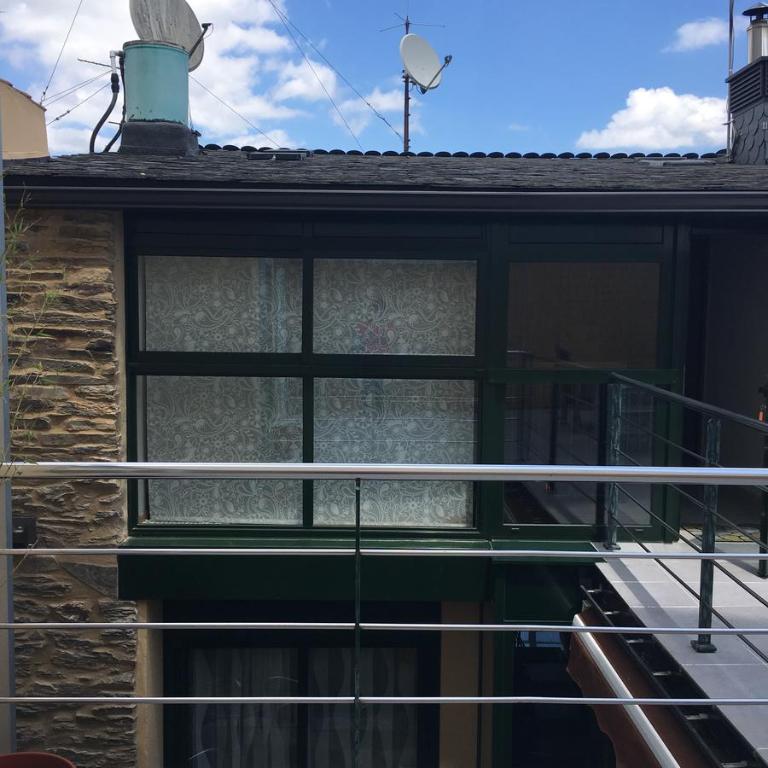 Balkon lub taras w obiekcie Pension Siete en el Camino