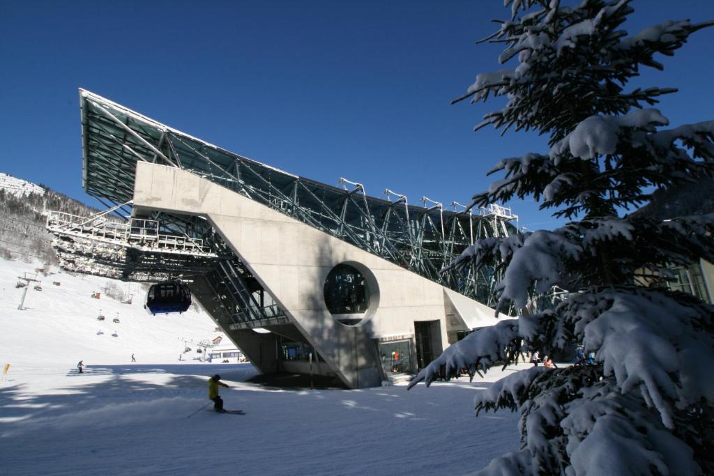 Haus Schimpfößl v zimě
