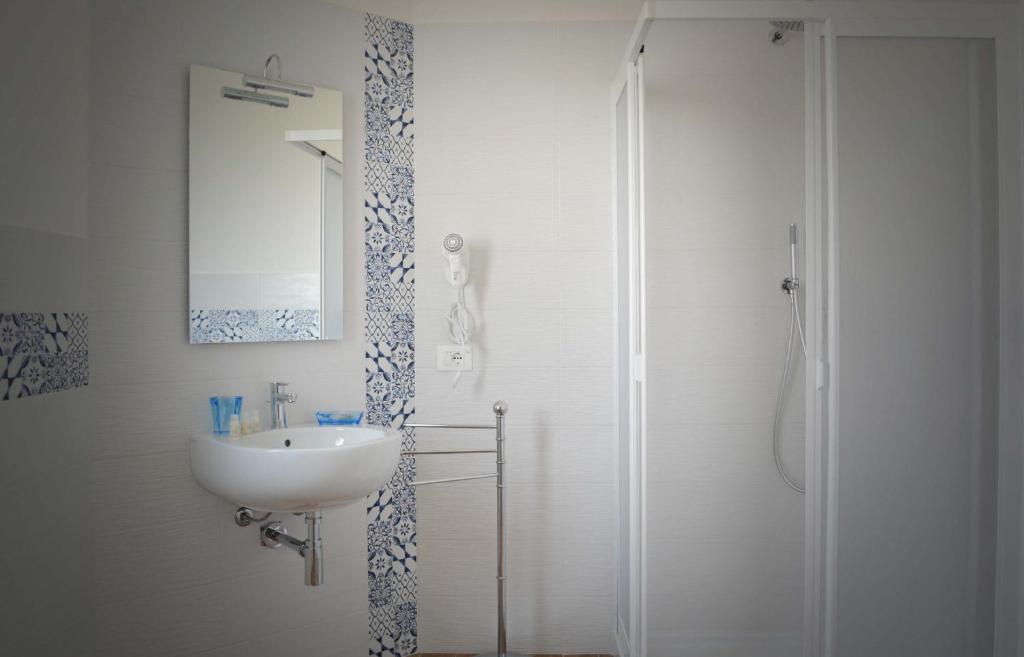 Koupelna v ubytování B&B Castiglione