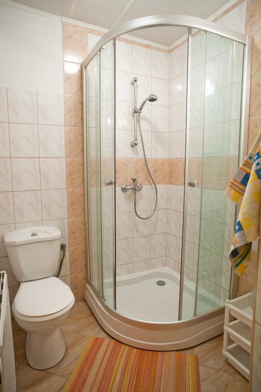 Kúpeľňa v ubytovaní Pokoje u Arka