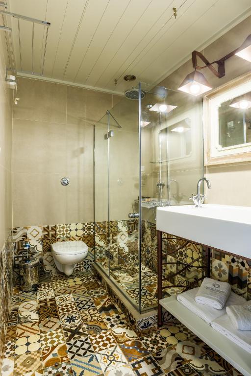 Koupelna v ubytování Sette Venti Boutique Hotel