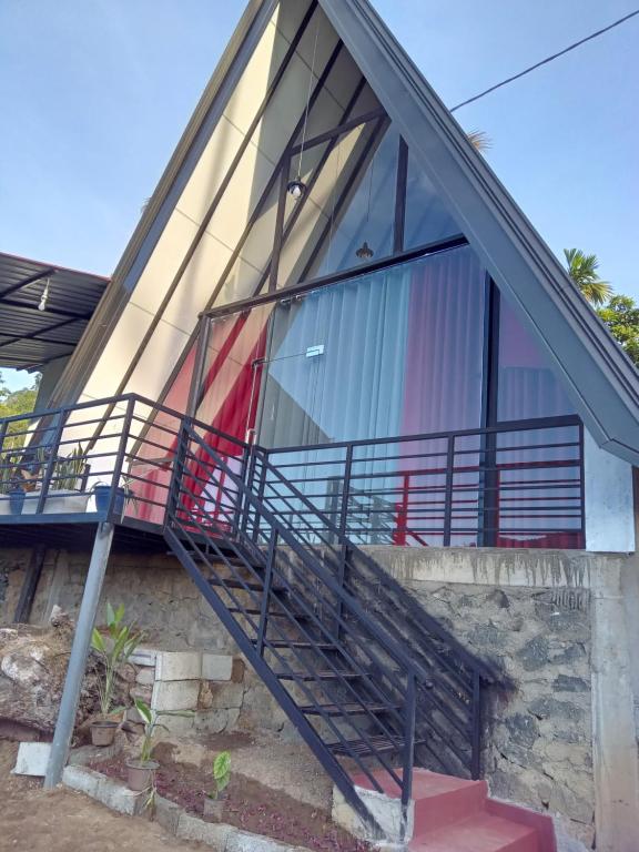 Balkón nebo terasa v ubytování Ella Grand Cabin