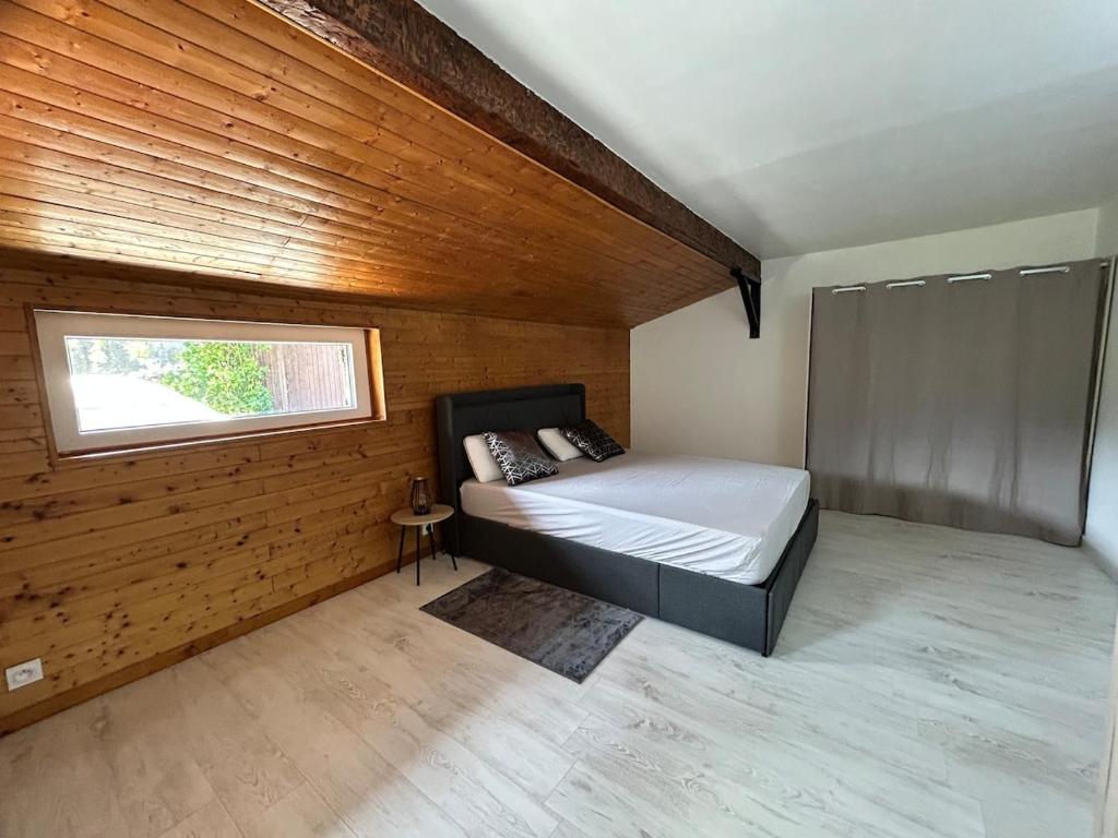 Postel nebo postele na pokoji v ubytování Appartement cosy 4 personnes