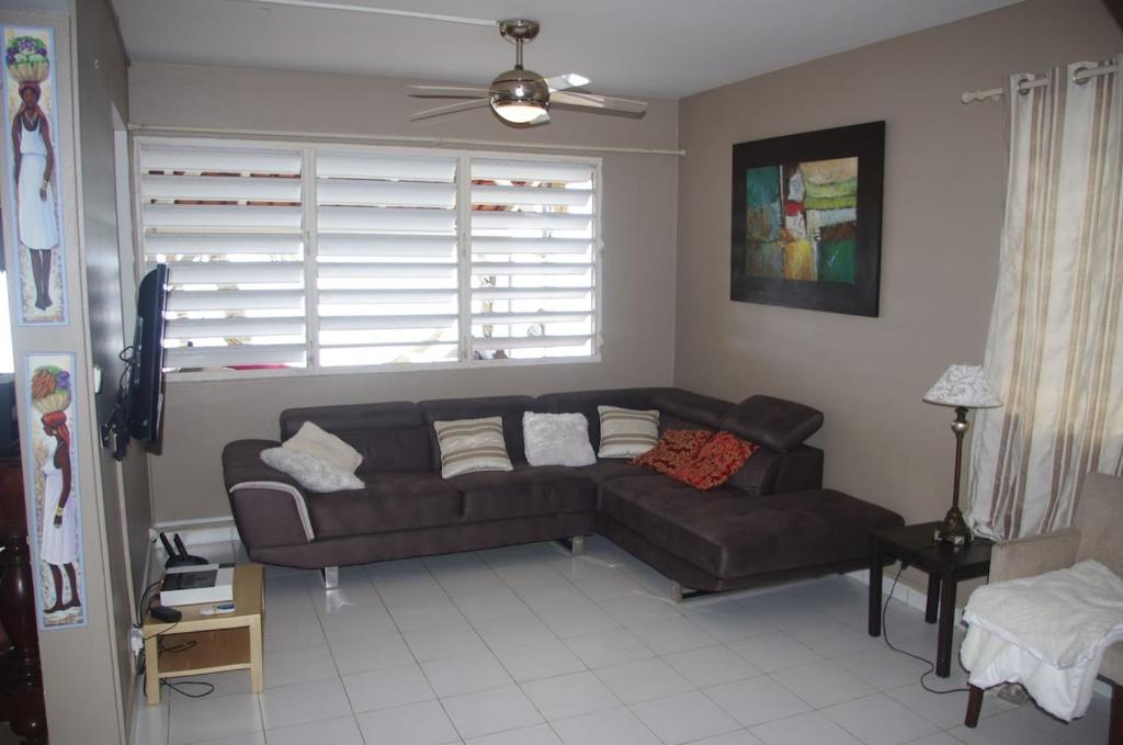 Χώρος καθιστικού στο Villa VICTORIA, le paradis les pieds dans l'eau