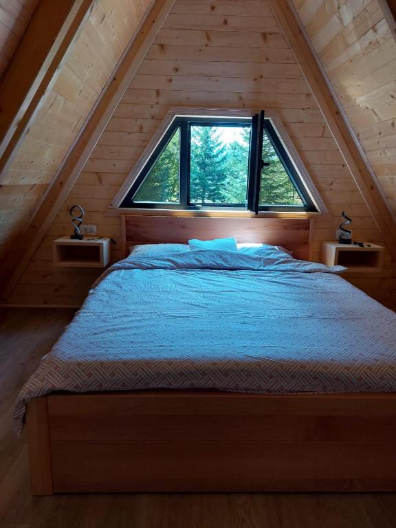 Postel nebo postele na pokoji v ubytování Golden view 2