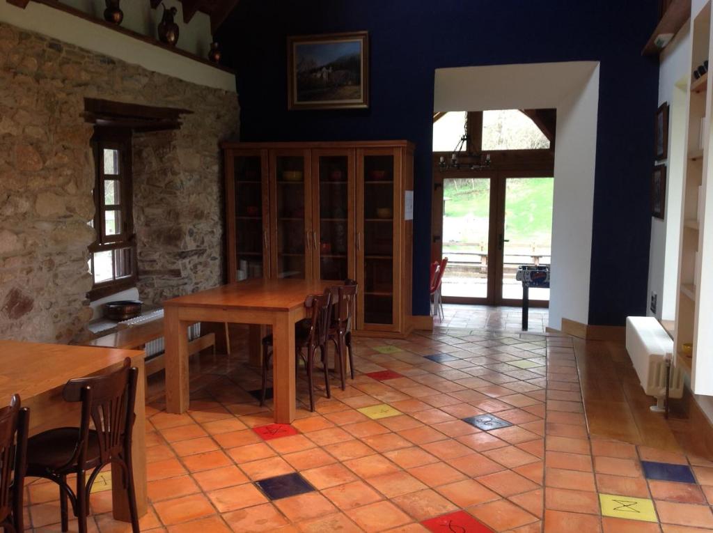 Posezení v ubytování Casa Rural Roncesvalles