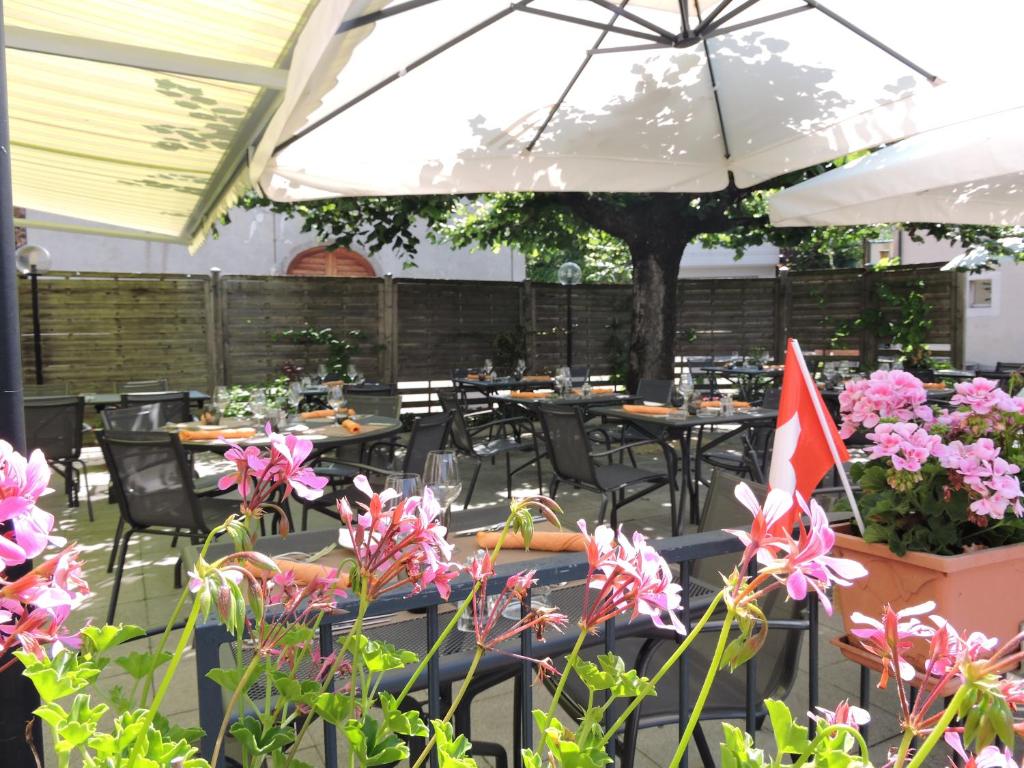 Zahrada ubytování Auberge Communale de St-Légier