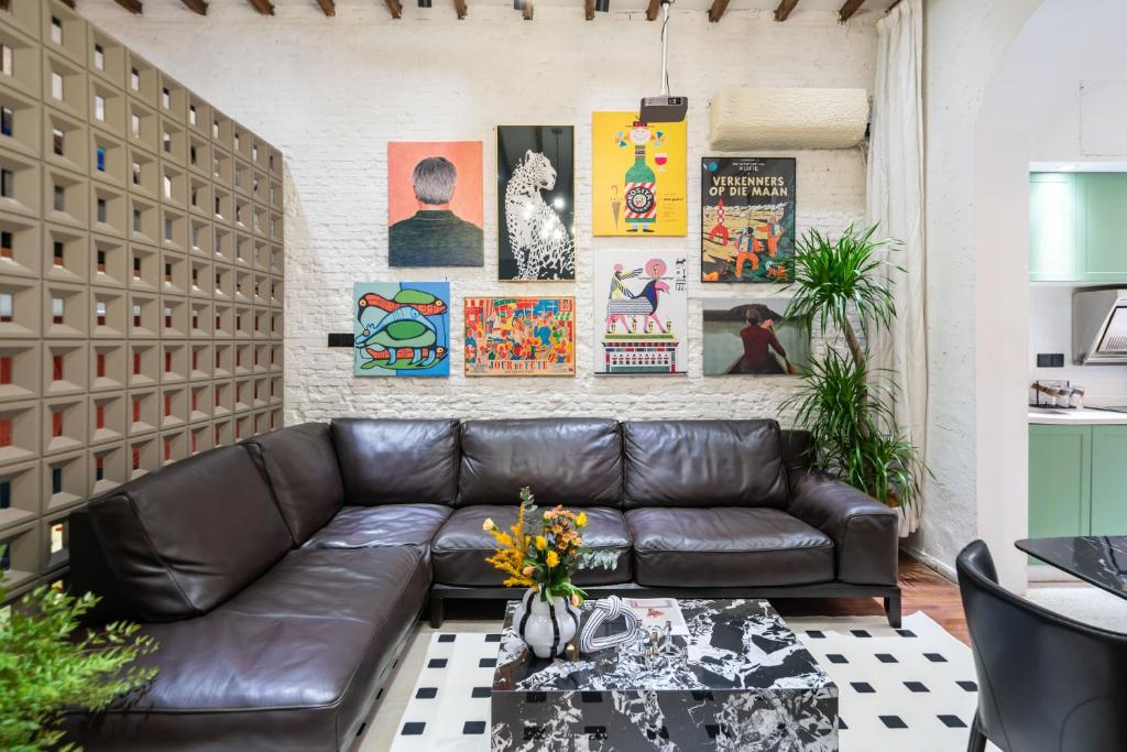 Un lugar para sentarse en Xizhi B&B & Luxury Courtyard