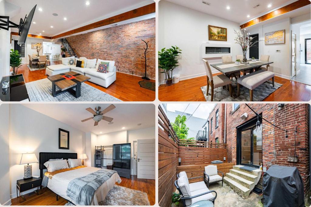 O zonă de relaxare la Cozy 3BR Townhouse - Heart of Washington DC