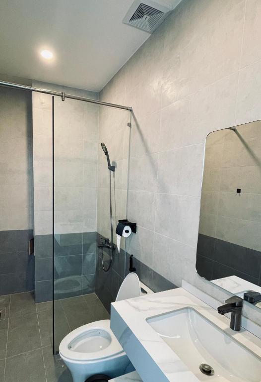 Phòng tắm tại Ben Ben Hotel - Near City Center - Budget Stay