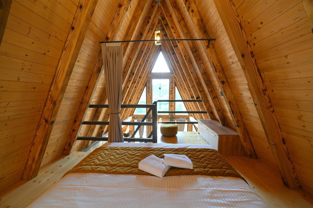 En eller flere senge i et værelse på Vodice Park, Zlatibor