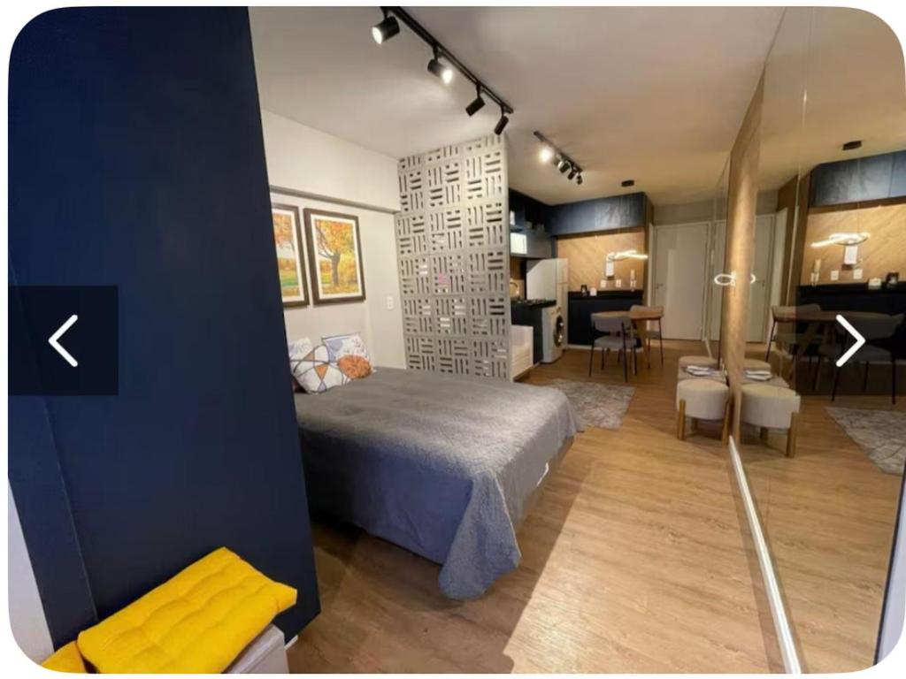 Ένα ή περισσότερα κρεβάτια σε δωμάτιο στο Studio Bsb 137