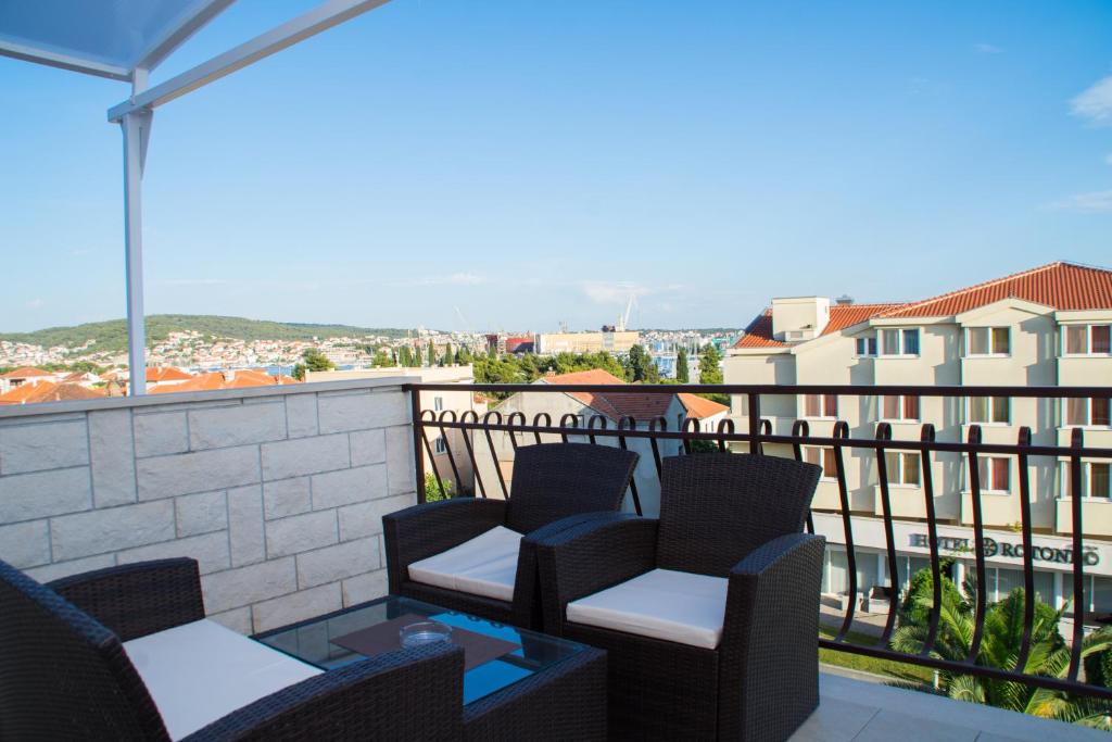 Balkón alebo terasa v ubytovaní Apartments Barba