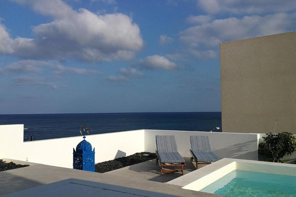Πισίνα στο ή κοντά στο Casa Galana, disfruta junto al mar