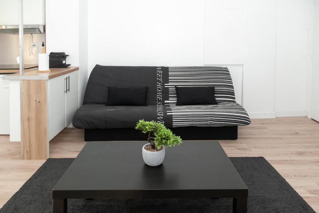 Χώρος καθιστικού στο Cosy deux pièces