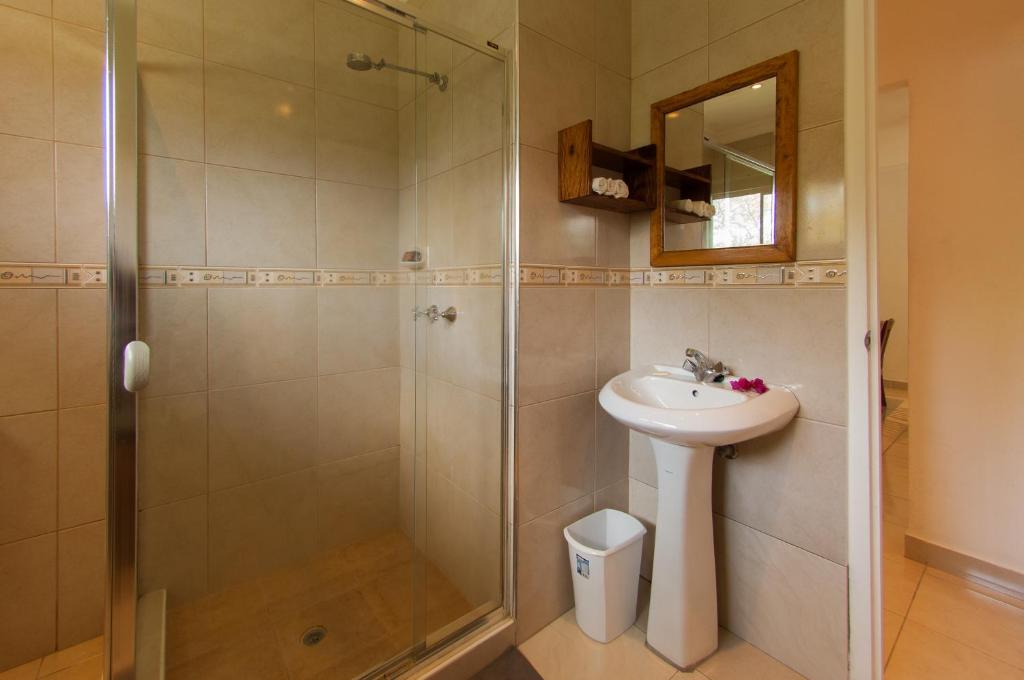 Koupelna v ubytování Villas Idea