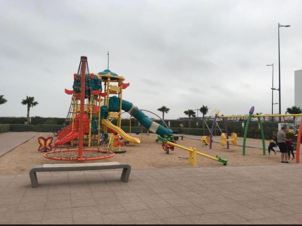 Legeområdet for børn på Blanca beach