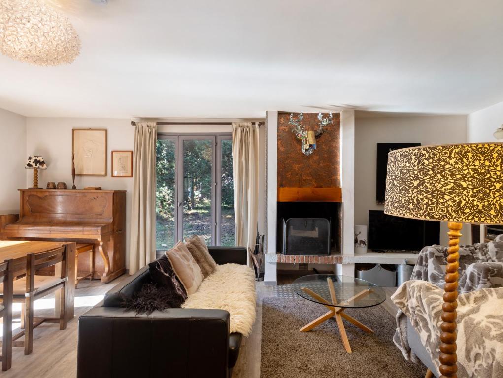 Posezení v ubytování Chalet Lilette