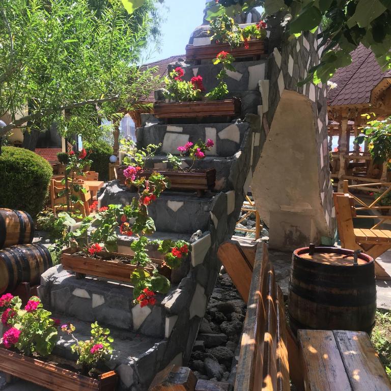 Zahrada ubytování Vila Poienita