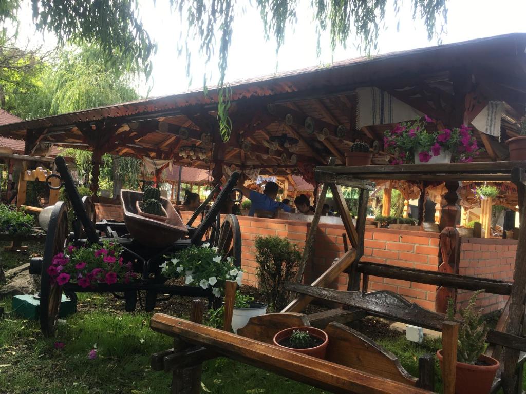 Zahrada ubytování Vila Poienita