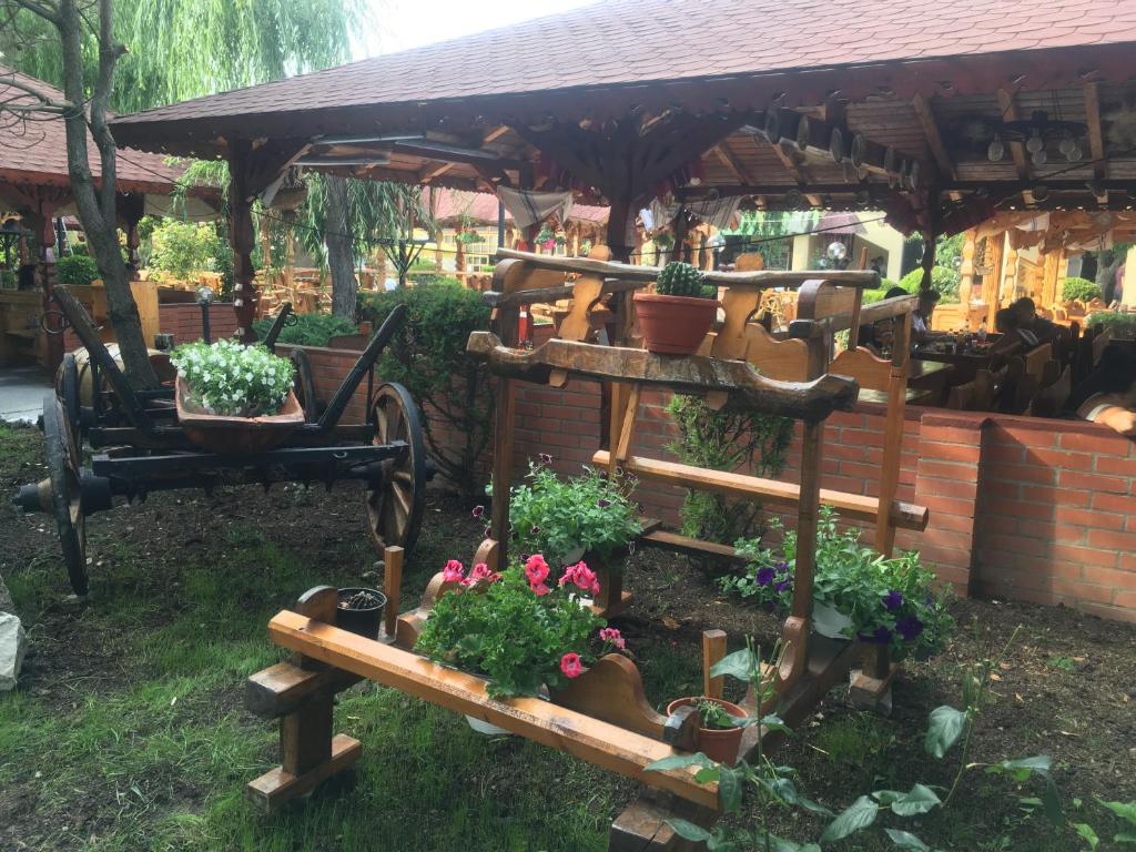 Zahrada ubytování Vila Poienita