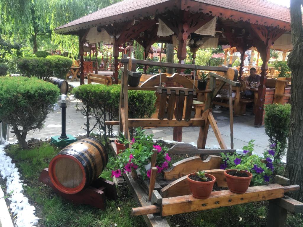 Zahrada ubytování Vila Poienita