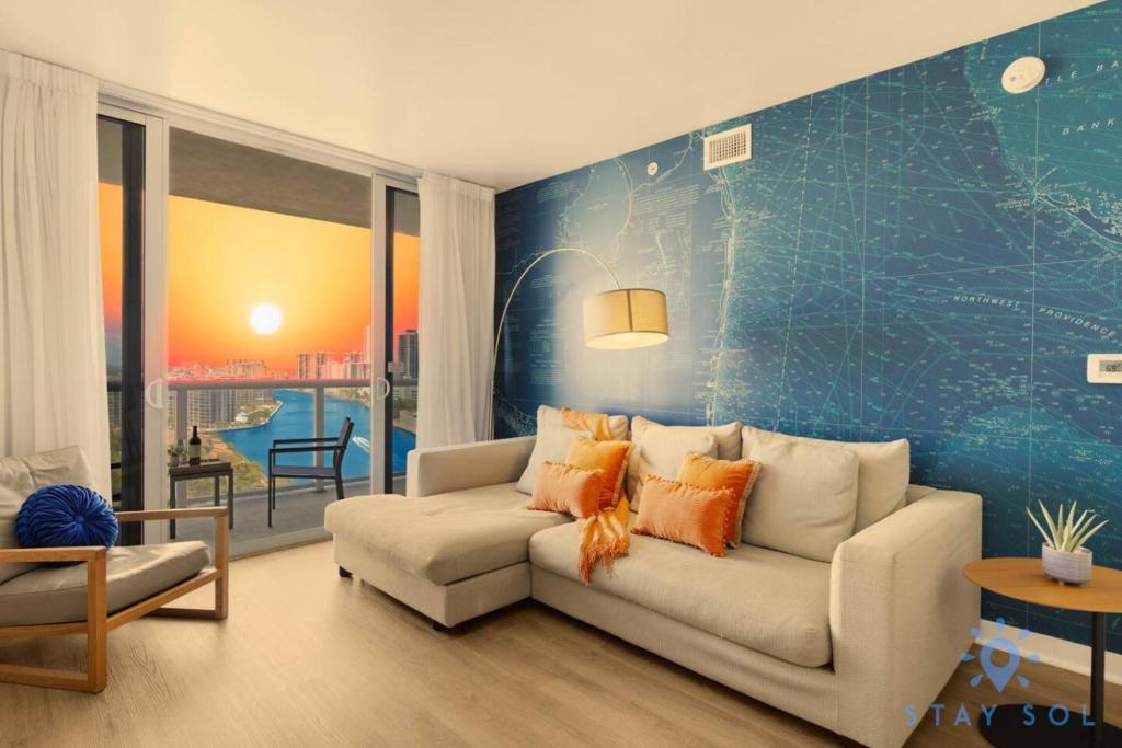 Photo inspiration: Visual Reference: Stylish 1Br High Rise Retreat W Ocean View Hallandale Beach