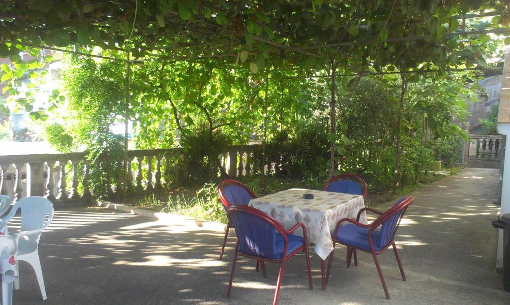 Zahrada ubytování Guesthouse Sinani