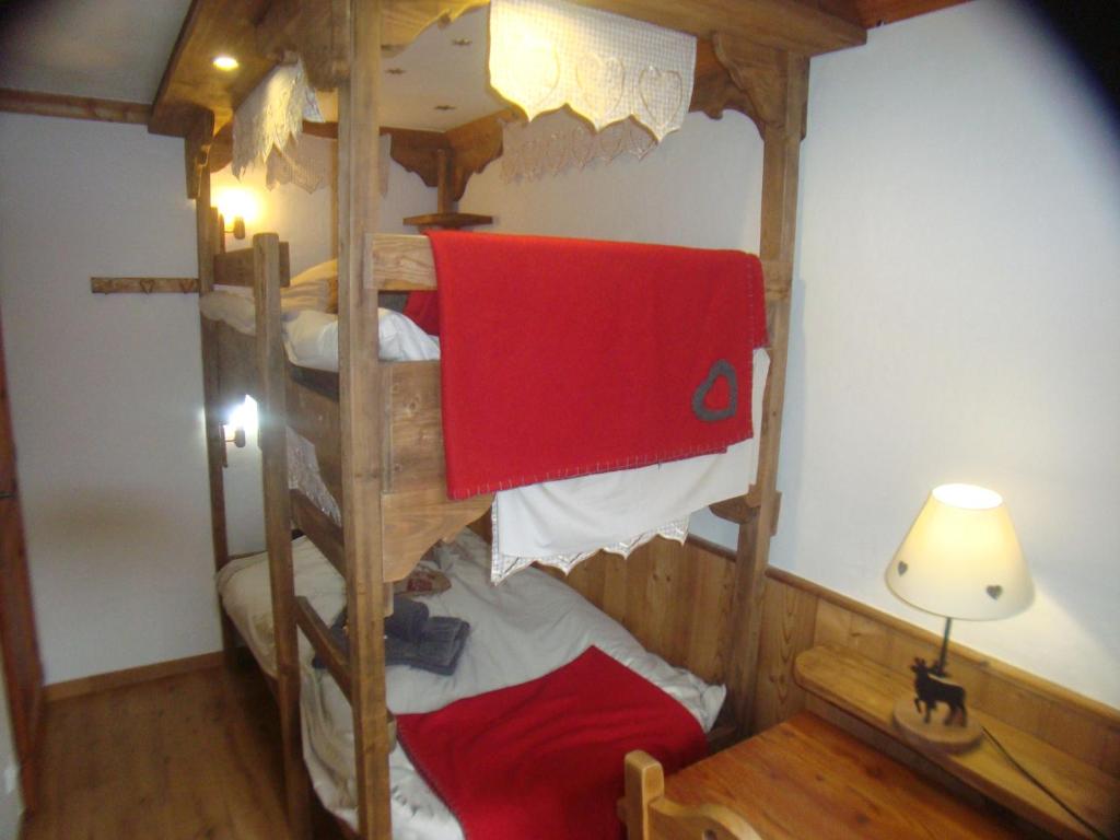 Postel nebo postele na pokoji v ubytování Chalet l'Avalin