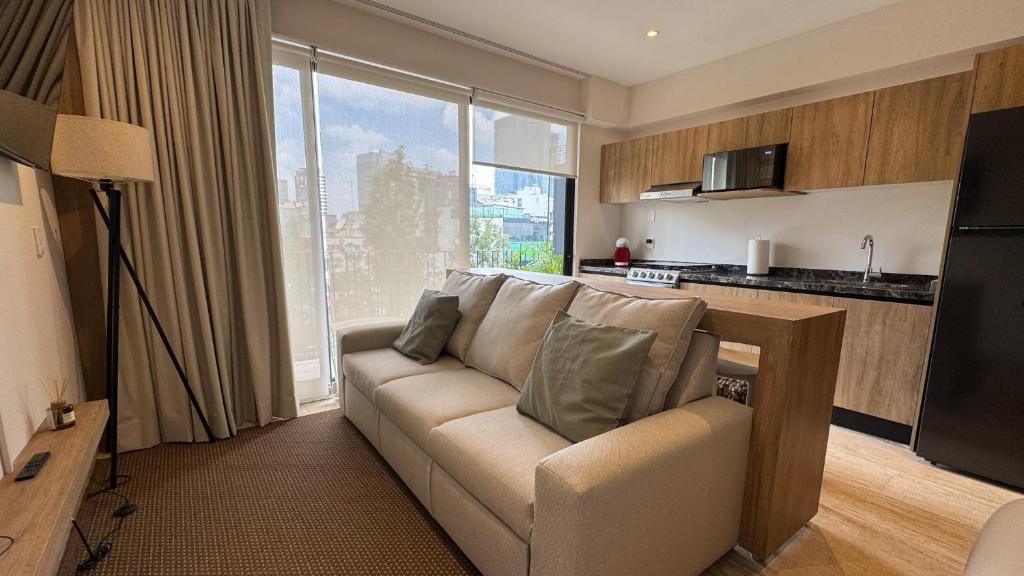 Køkken eller tekøkken på MD Chapultepec Roma Norte