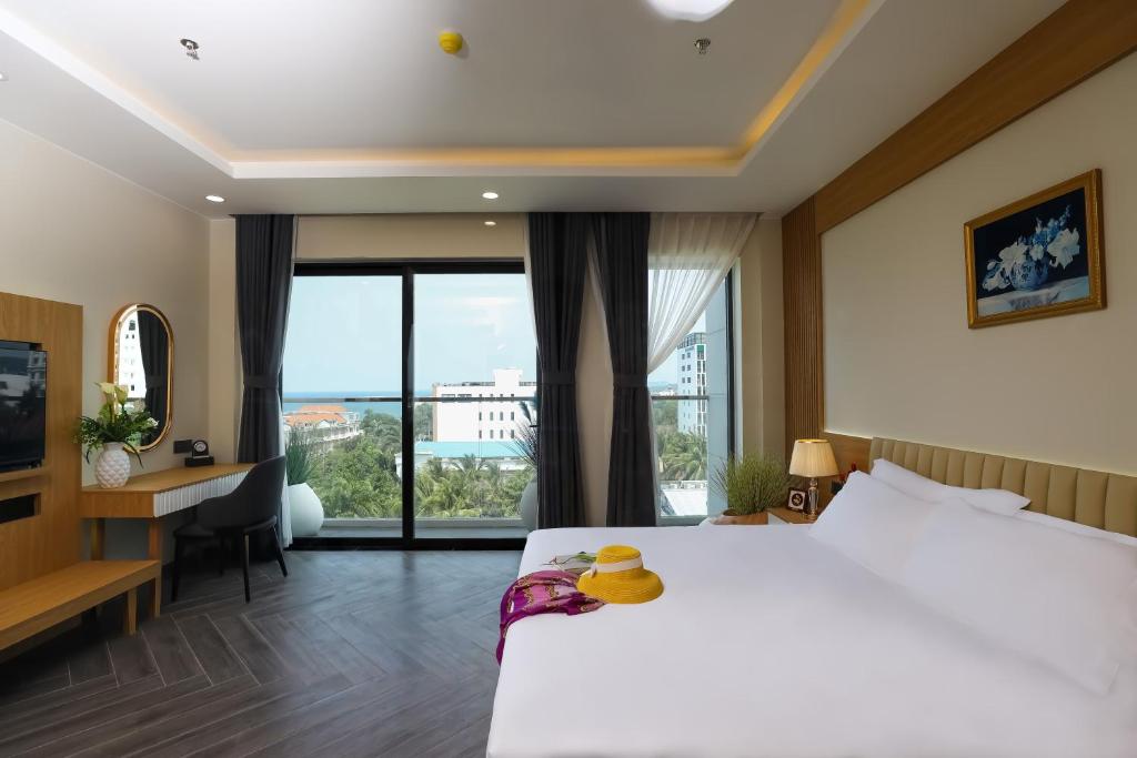 Phòng Deluxe Giường Đôi Nhìn Ra Biển