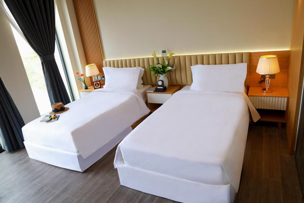 Phòng Deluxe 2 Giường Đơn Nhìn Ra Biển