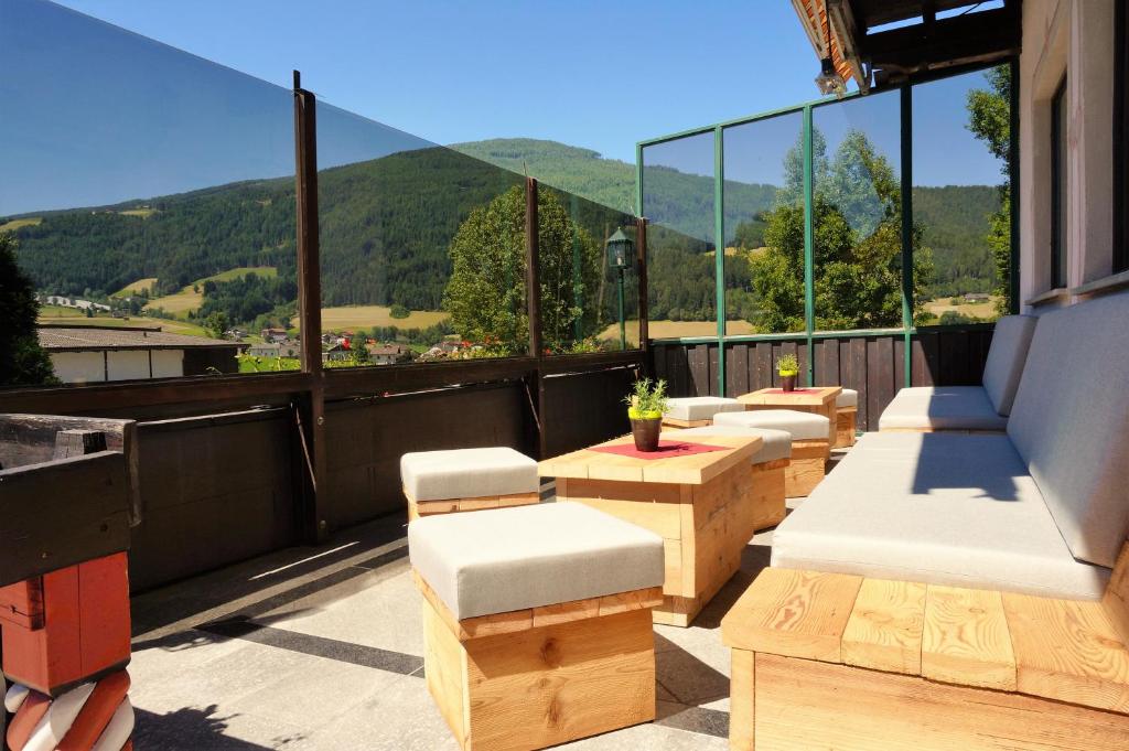 Widok na góry z tego hotelu