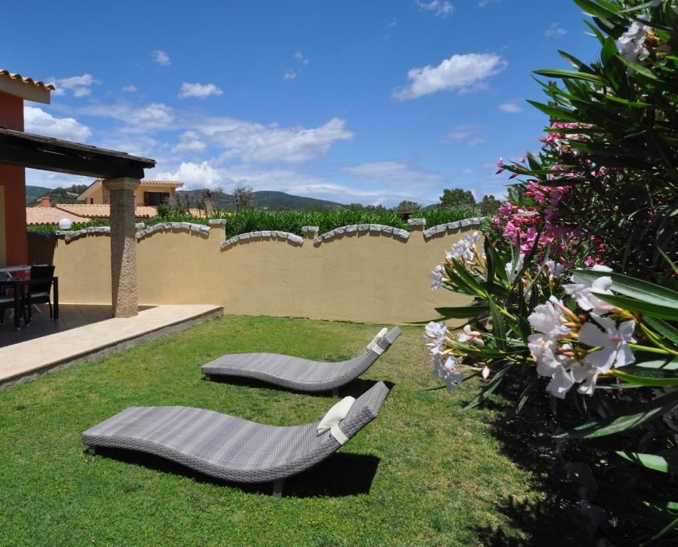 Zahrada ubytování B&B I Graniti Sardi