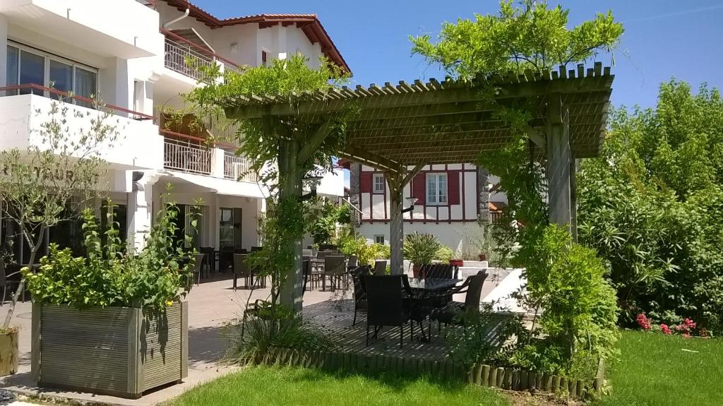 Zahrada ubytování Hôtel Résidence Bergara