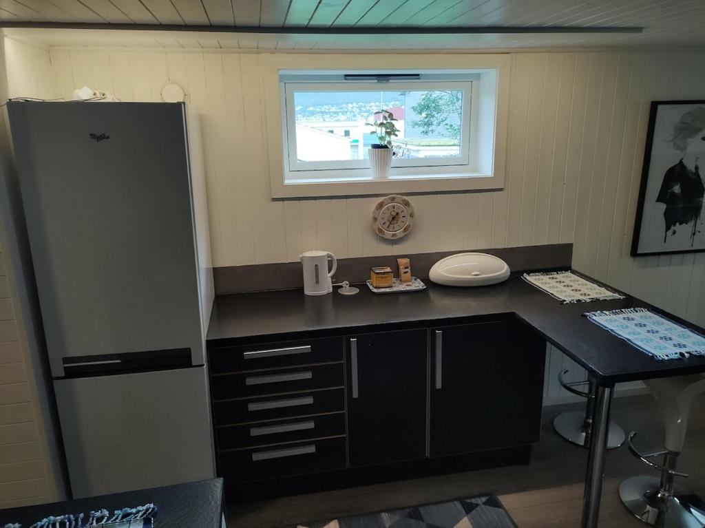 Køkken eller tekøkken på Central apartment in Breivika, Tromsø