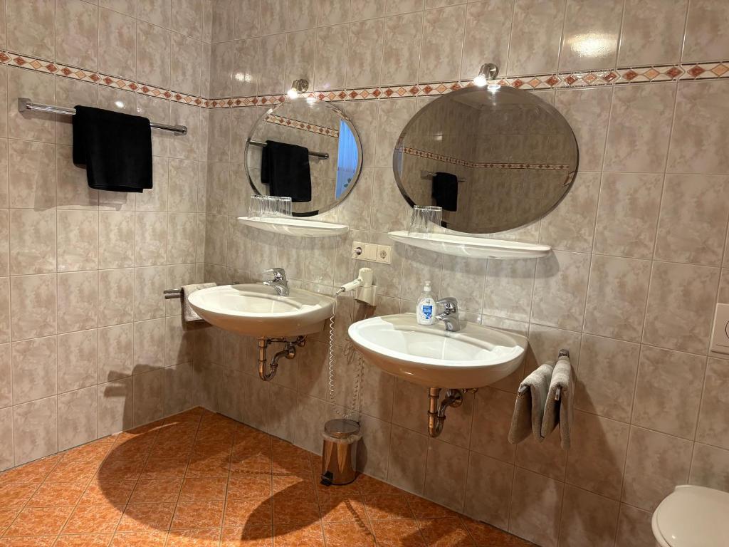 Koupelna v ubytování Ferienwohnung Mariengrund