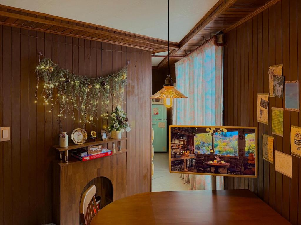TV a/nebo společenská místnost v ubytování Moonlight stay