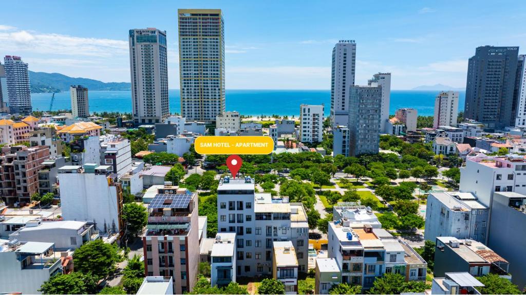 Γενική άποψη της πόλης Ντα Νανγκ ή θέα της πόλης από  αυτό το ξενοδοχείο