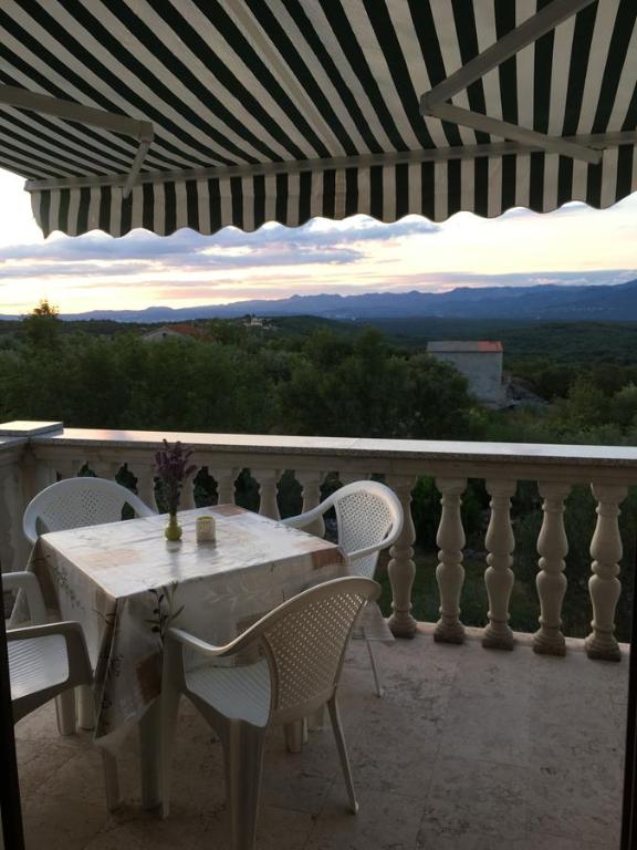 Balkón nebo terasa v ubytování Apartments Wagner