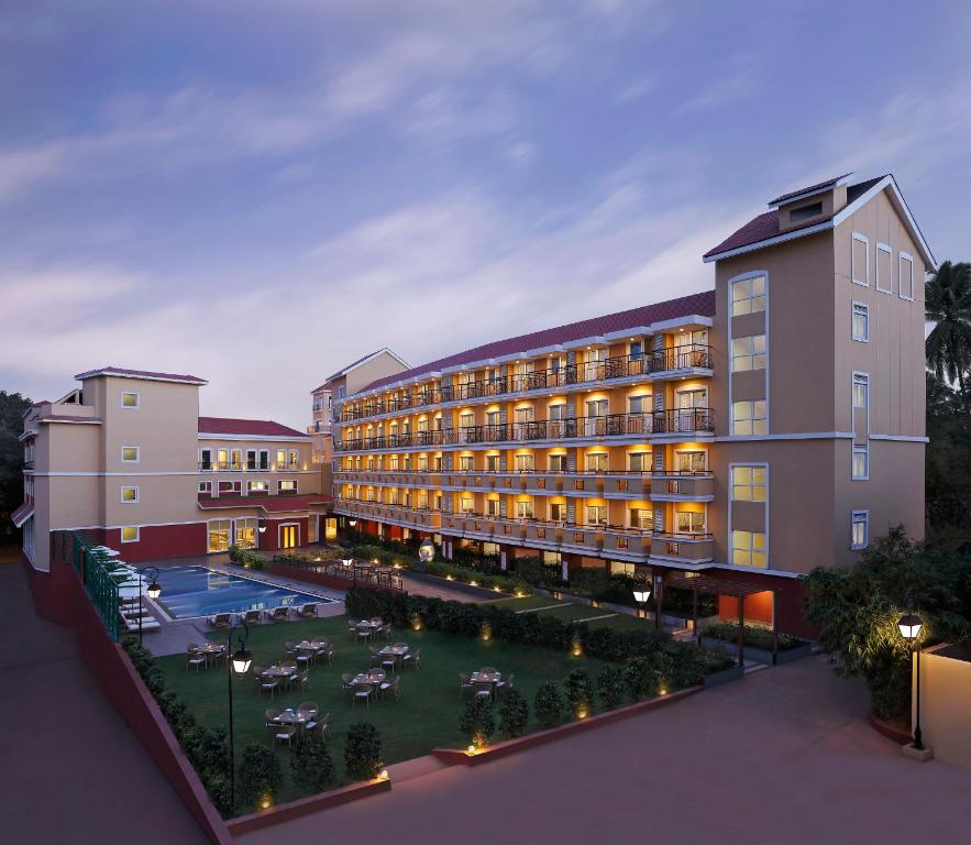a rendering of a hotel with a marina at ibis Styles Goa Calangute - An Accor Brand in Calangute