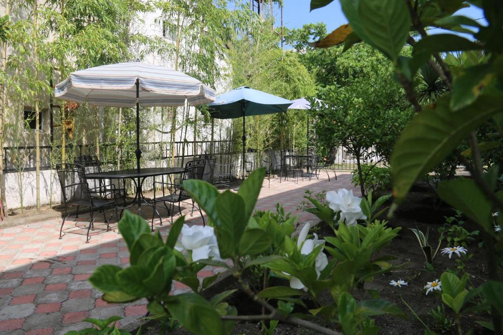 Zahrada ubytování Villa Gardenia Ureki