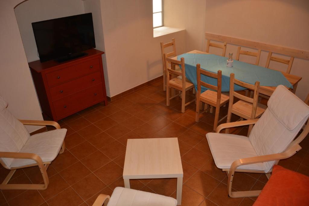 Posezení v ubytování Apartments 163/I