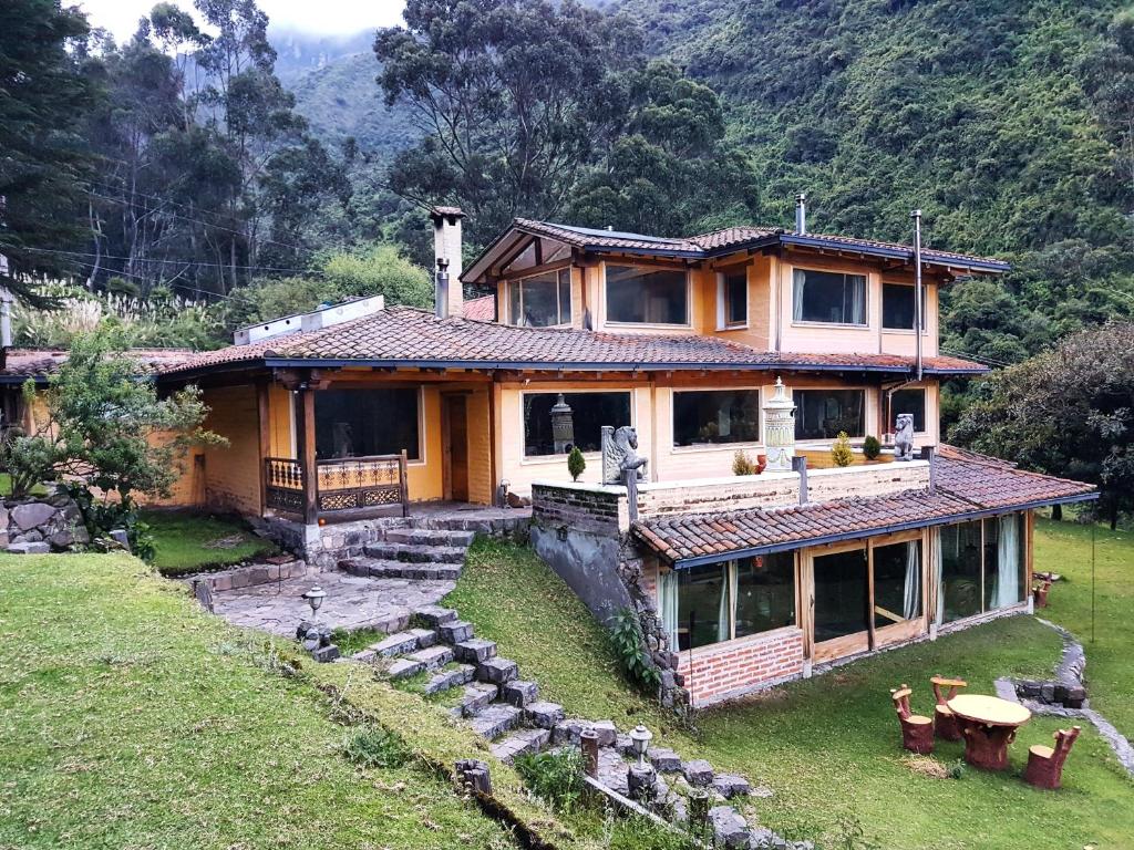 Zahrada ubytování Hacienda Rumiloma