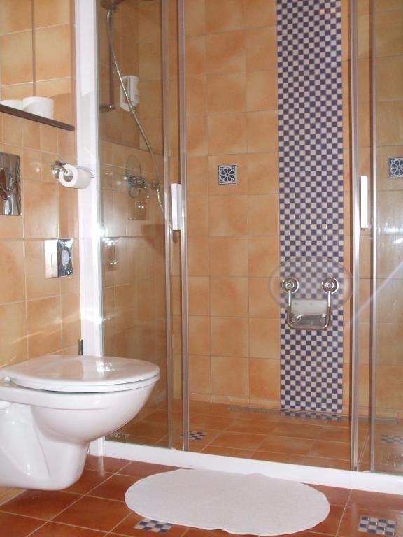 Koupelna v ubytování Hotel Selsky Dvur